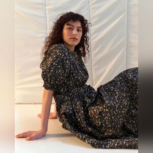 & Daughter Josephine Floral Organic Cotton Dress